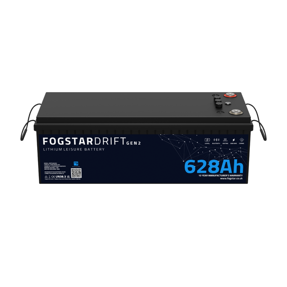Fogstar Drift Gen2 12V 628Ah Lithium Leisure Battery