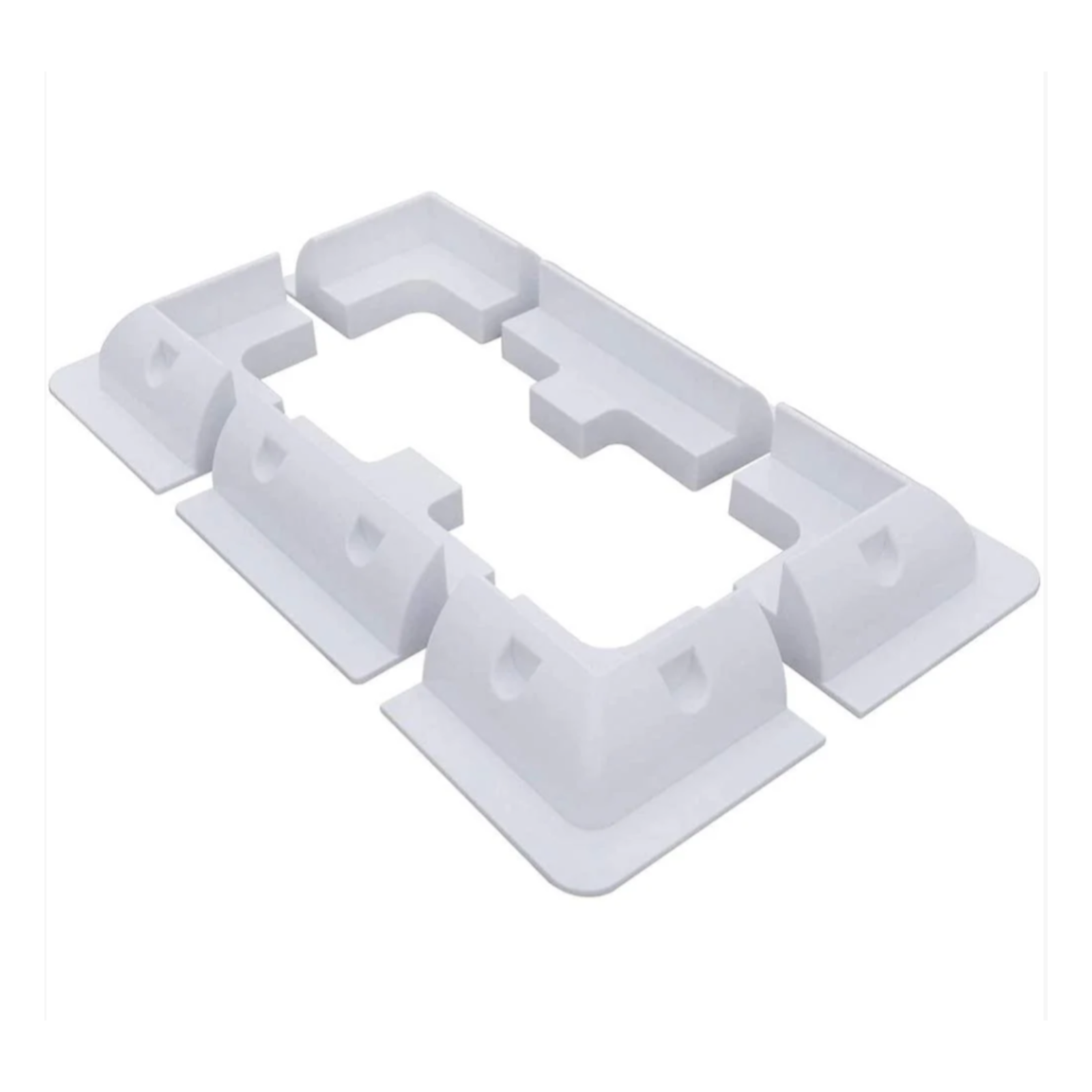 White Solar Mounting Kit