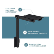 Black MOD RV Table Leg System