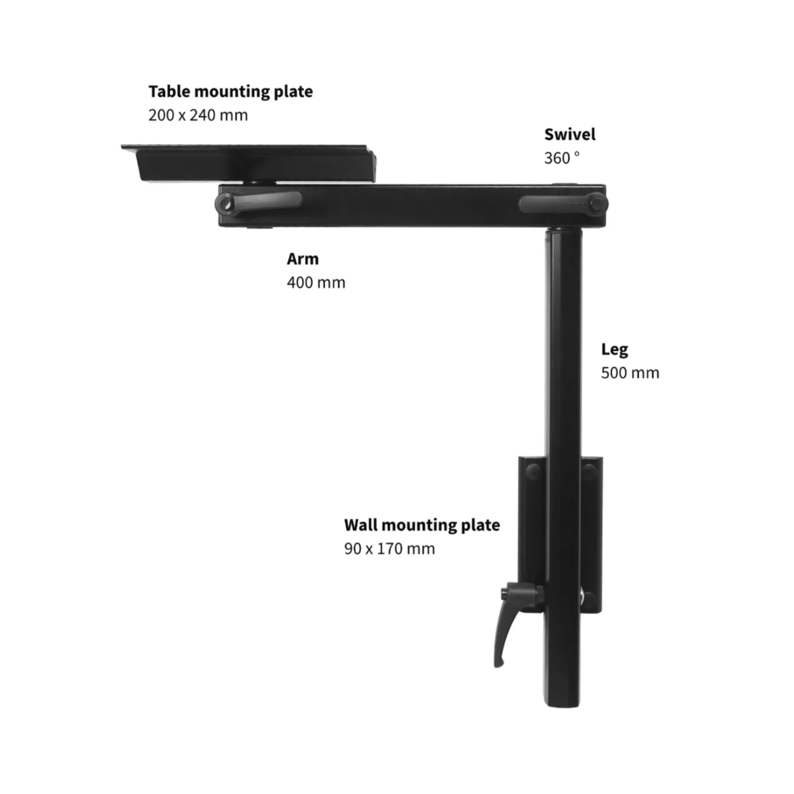 Lagun Table Leg Swivel System