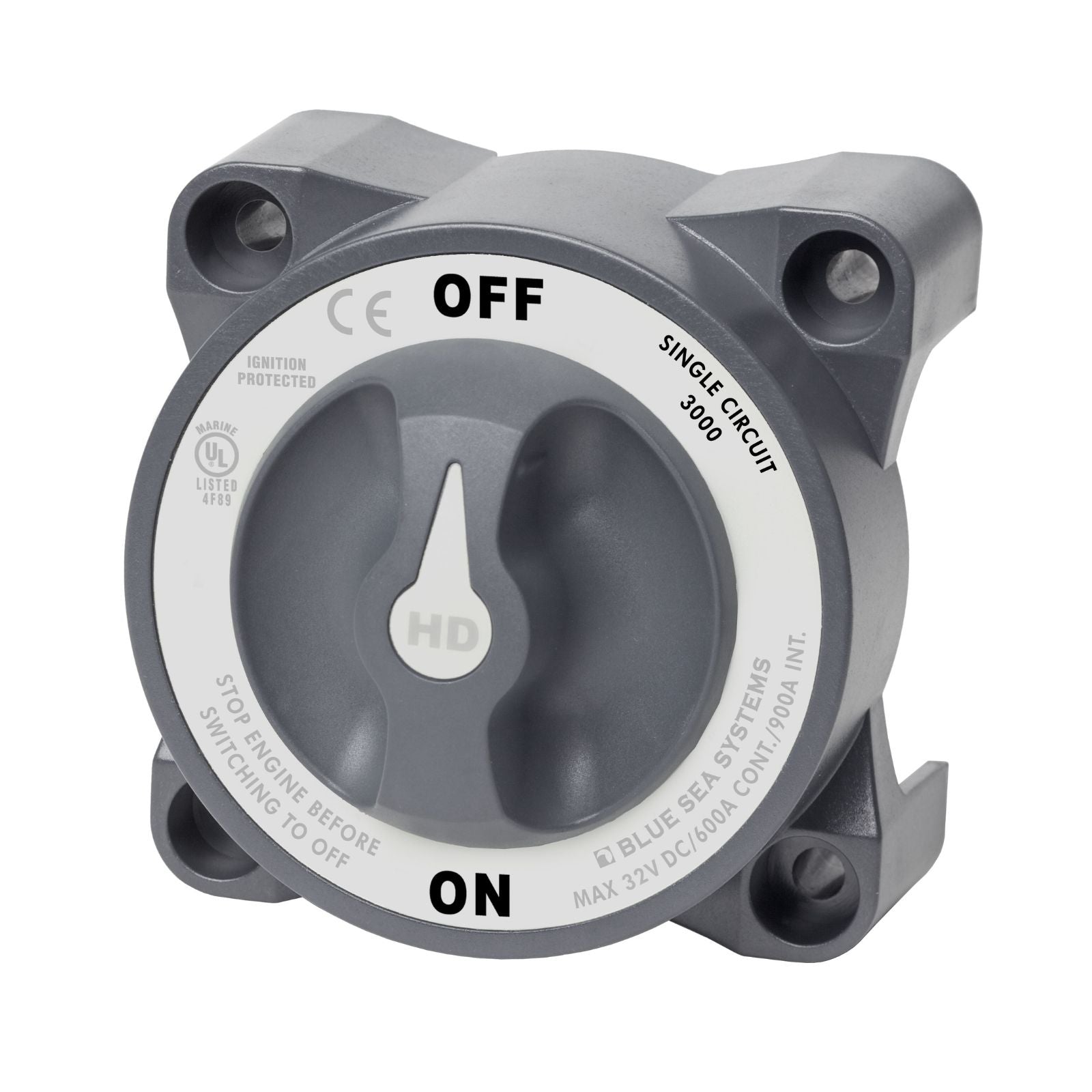 Blue Sea Systems Switch Battery HD Series ON:OFF Image