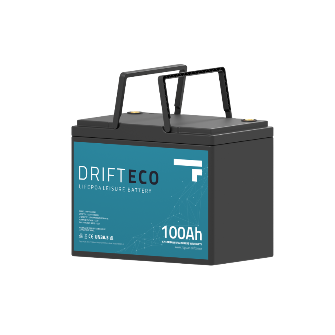 Drift ECO 12V 100Ah Lithium Leisure Battery + Bluetooth