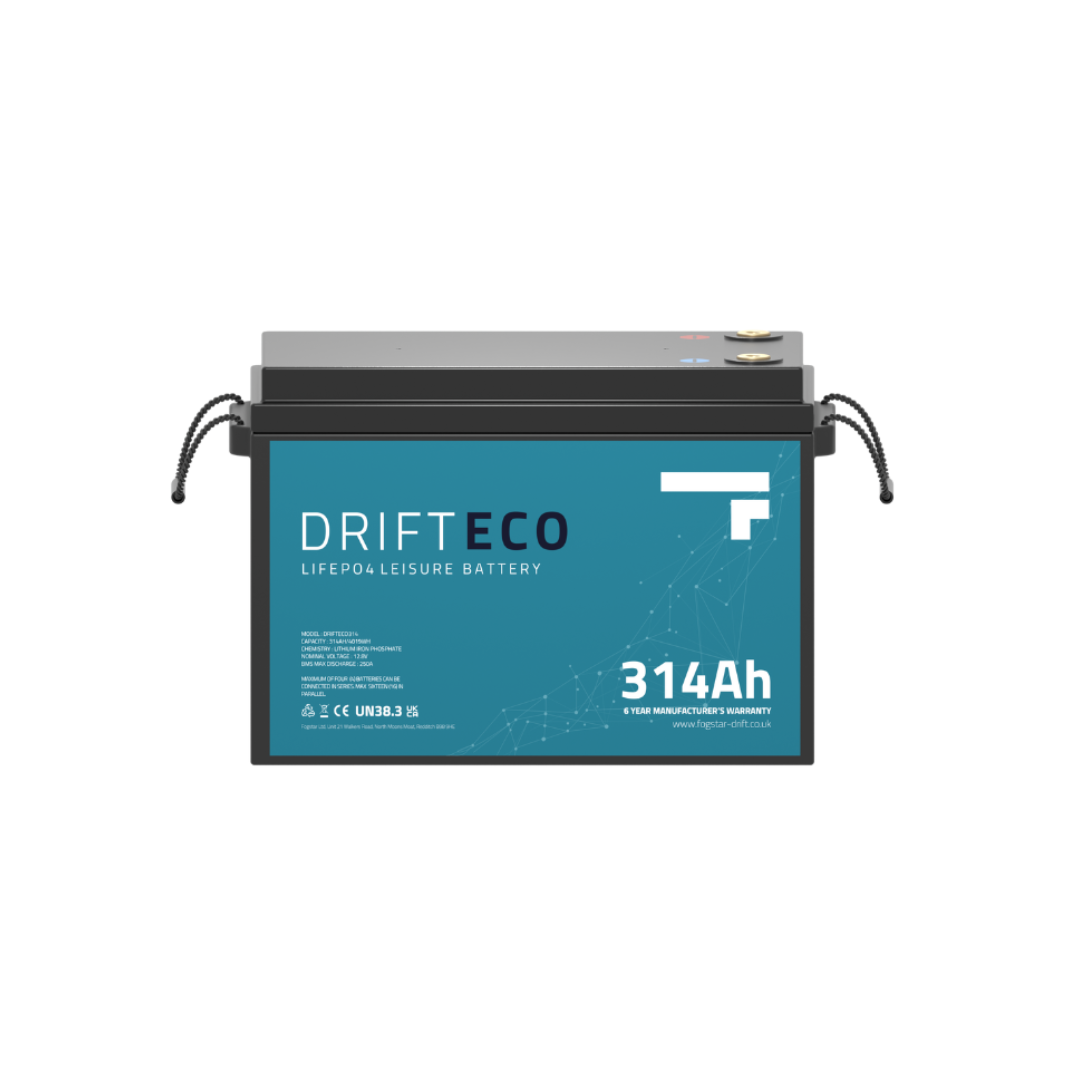 Drift ECO 12V 314Ah Lithium Leisure Battery + Bluetooth