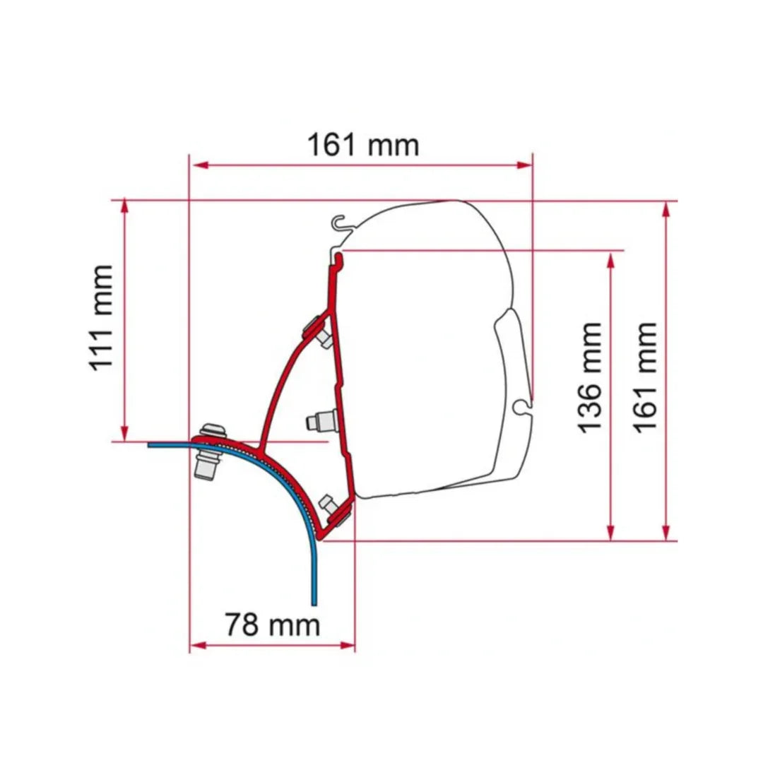 F45 Bracket for VW T5/T6 Transporter Image