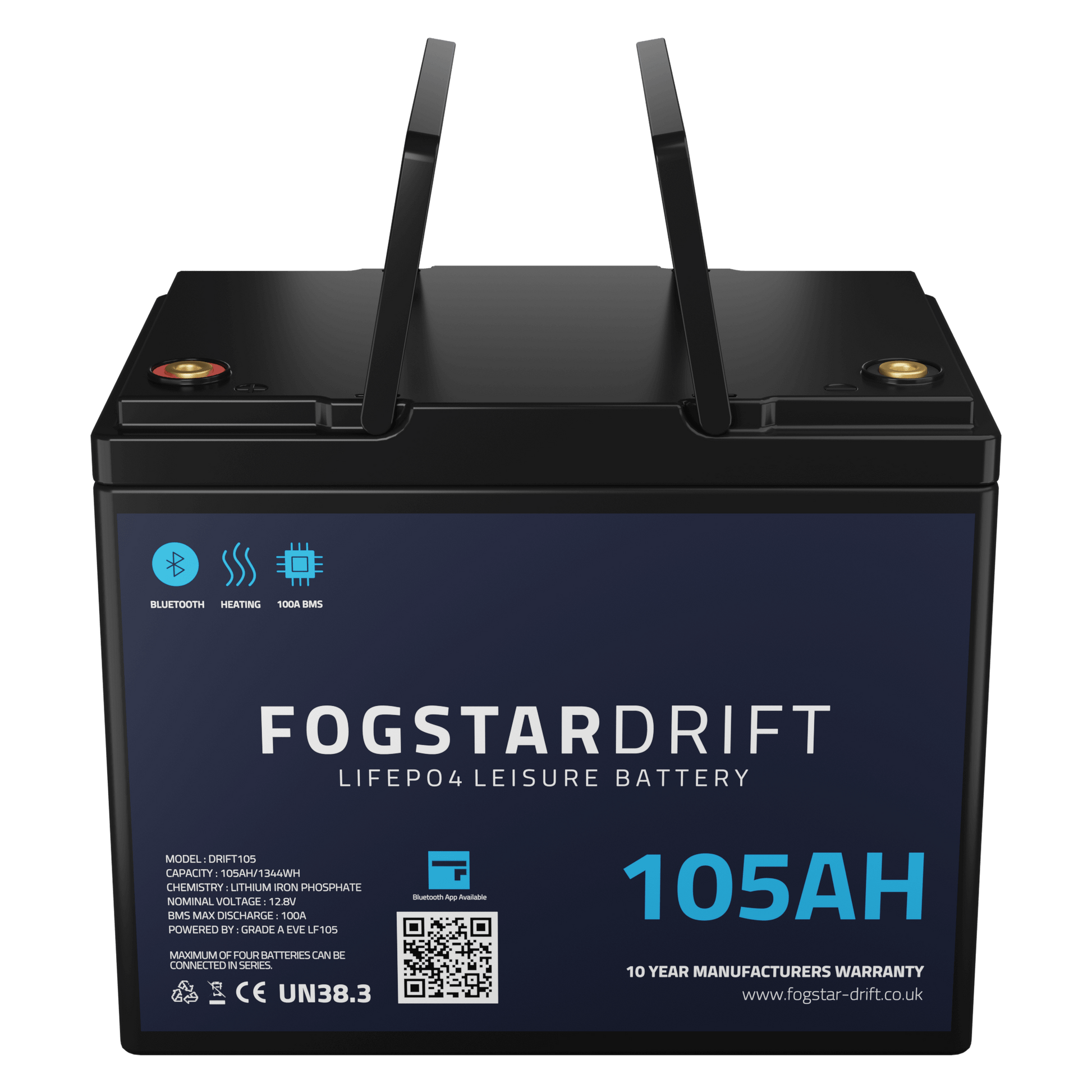 Fogstar Drift 12v 105Ah Lithium Leisure Battery