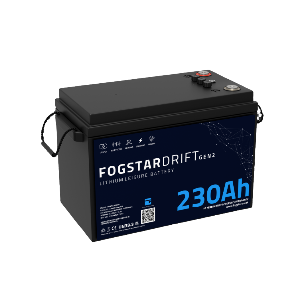Fogstar Drift Gen2 12V 230Ah Lithium Leisure Battery