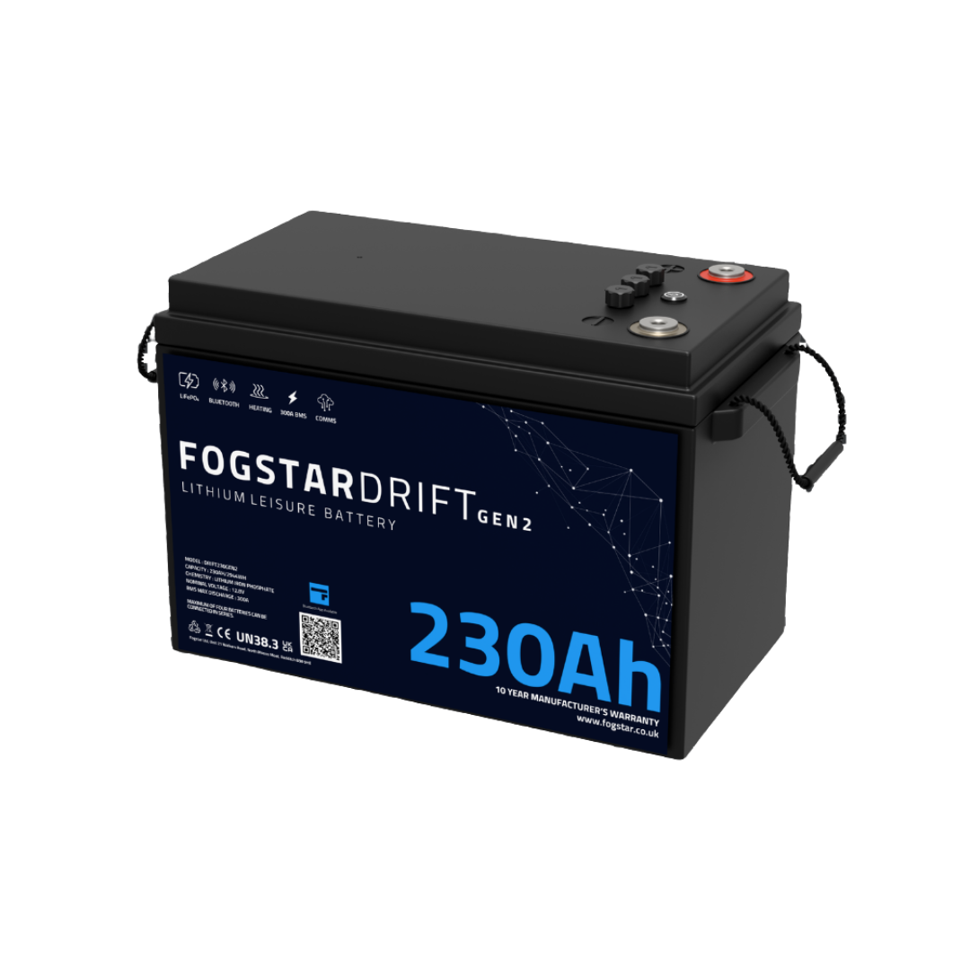 Fogstar Drift Gen2 12V 230Ah Lithium Leisure Battery