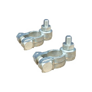 Heavy Duty Positive & Negative Battery Terminal Connectors Post & Nuts image