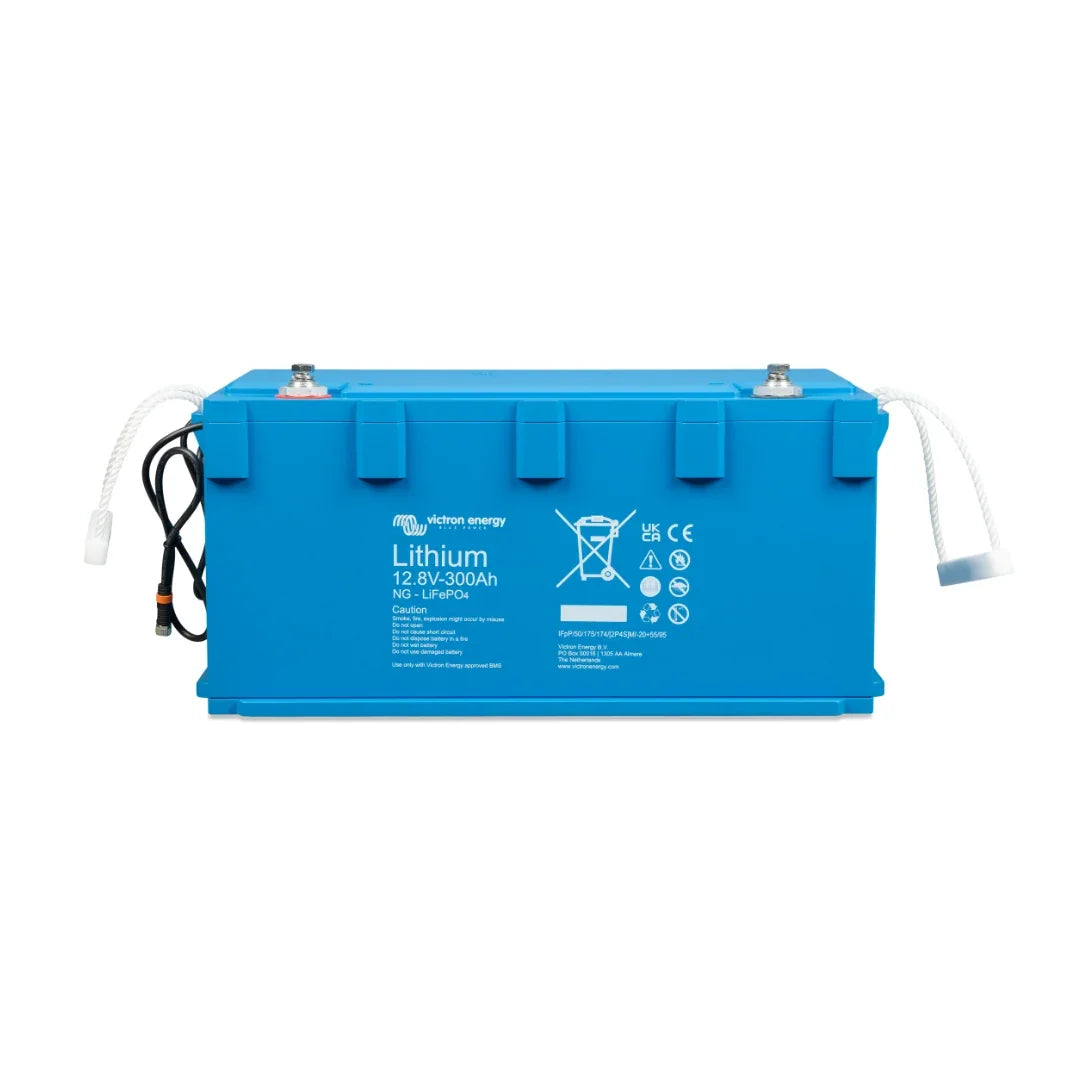 Victron Energy 12.8V 300Ah NG LiFePO4 Lithium Battery in blue casing