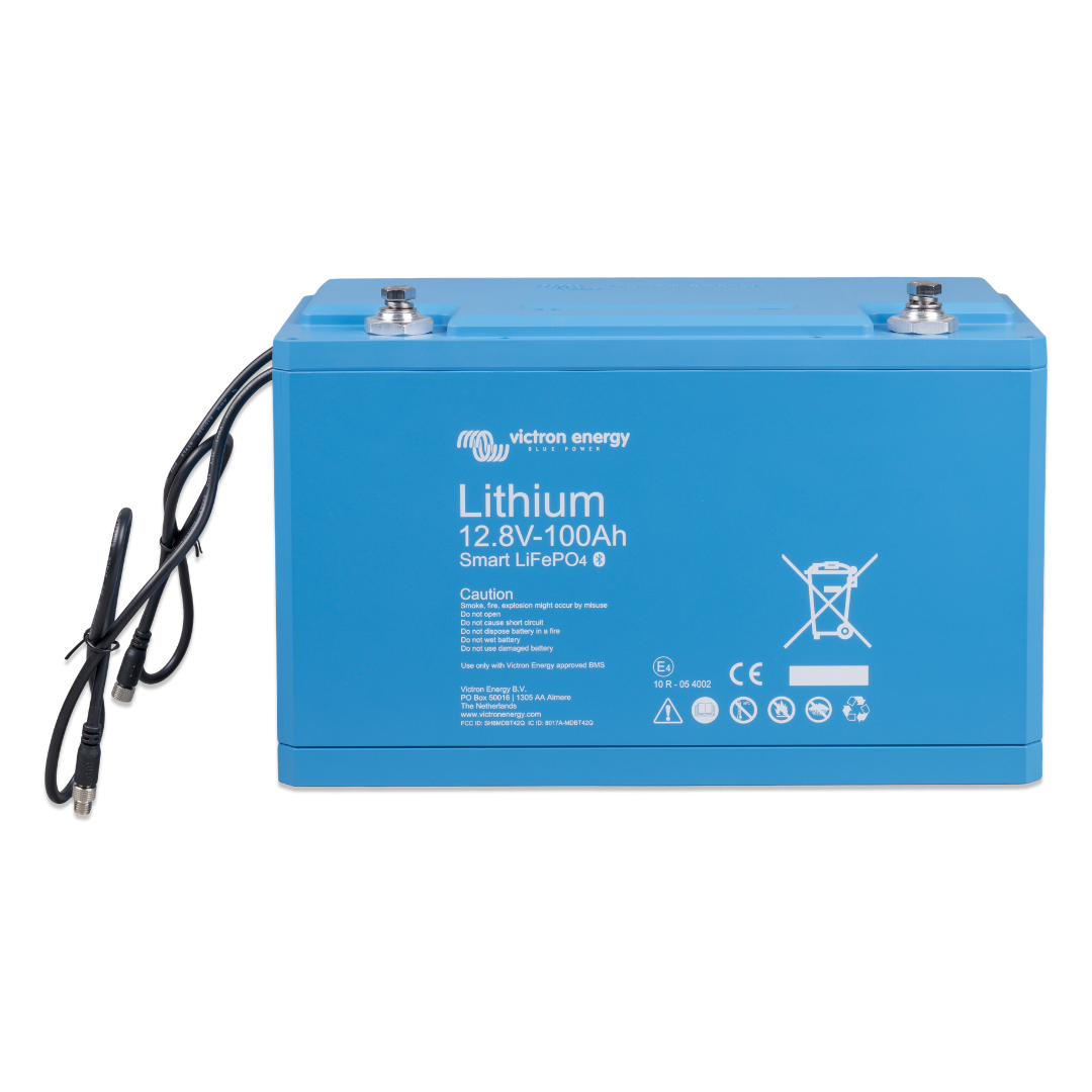 Victron 12.8V 100Ah Smart LiFePO4 Lithium Battery – BAT512110610