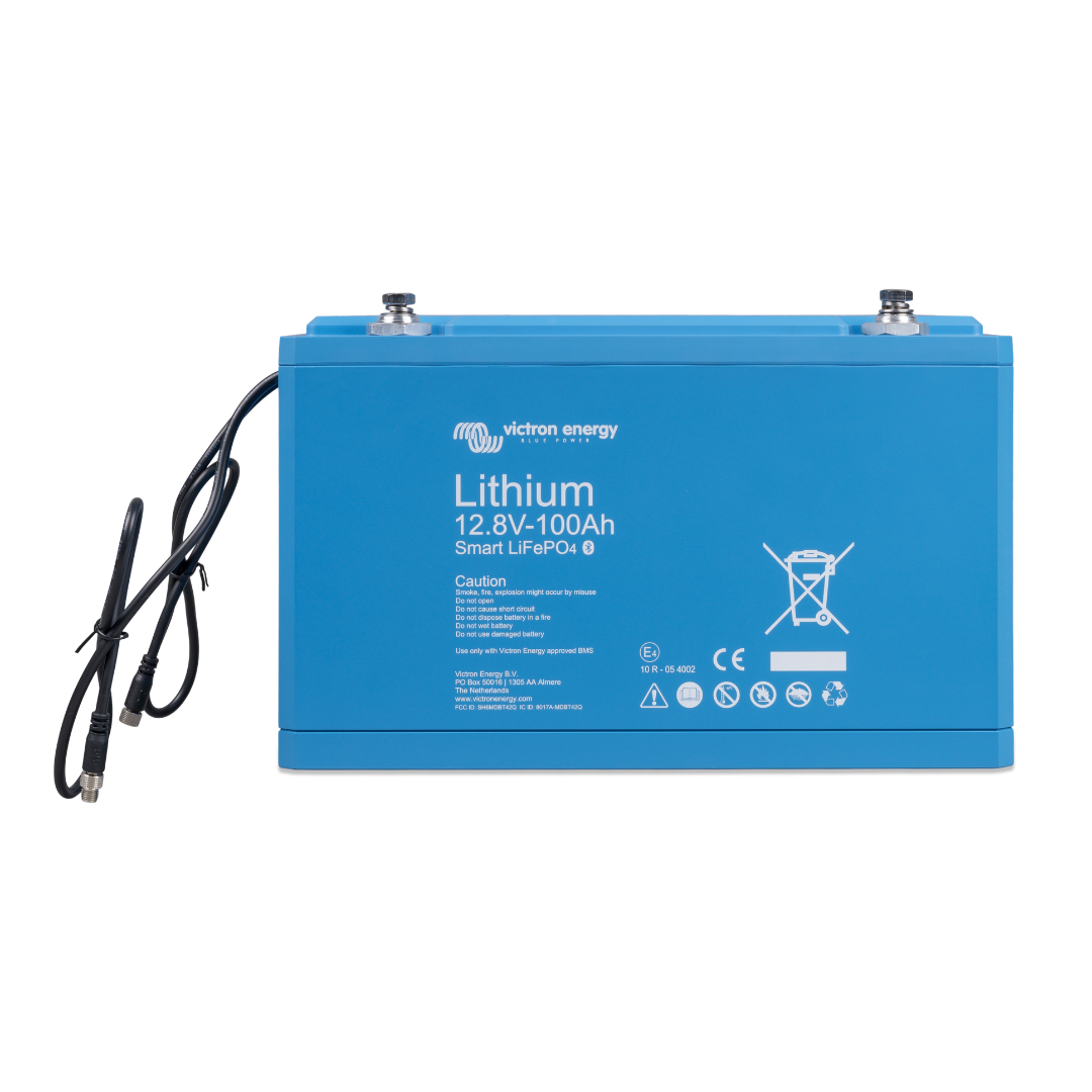 Victron 12.8V 100Ah Smart LiFePO4 Lithium Battery – BAT512110610