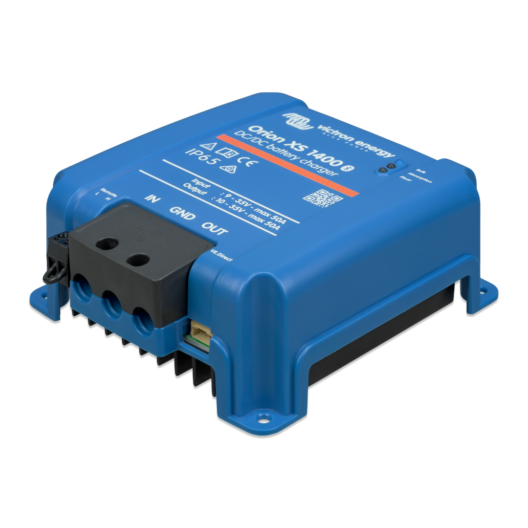 Orion XS 1400 DC-DC battery charger (left)