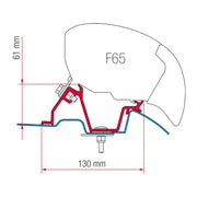 Fiamma F65/F80 VW Crafter Mercedes Sprinter High Roof Awning Bracket Kit image