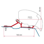 Fiamma F65s F80s Renault Master H2 Awning Bracket Kit image