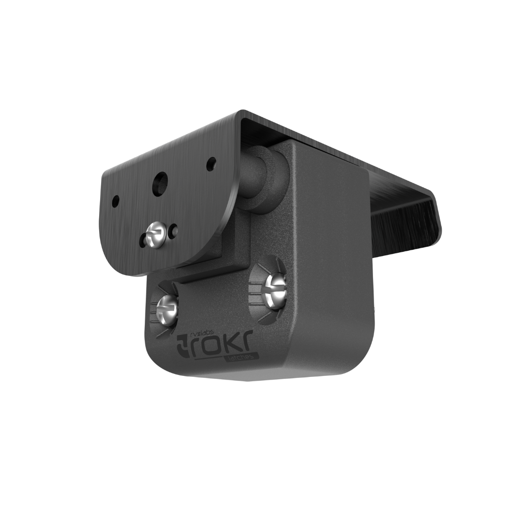 ROKR Latches heavy-duty black metal latch for campervan or marine use, secure fit with screws