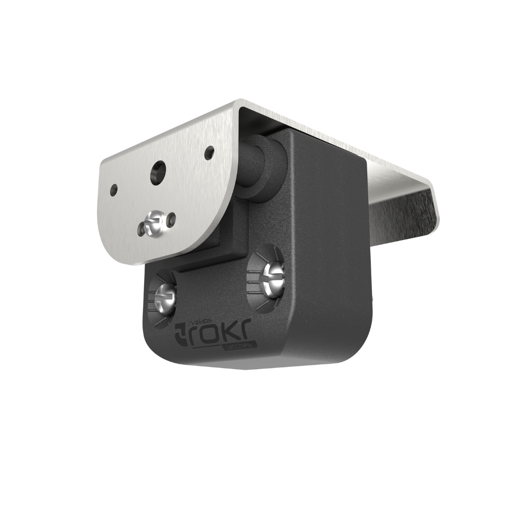 ROKR latch for campervan or marine use, durable metal and plastic design