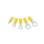 Insulated Ring Terminals – 3.0–6.0mm² Cable (Yellow)