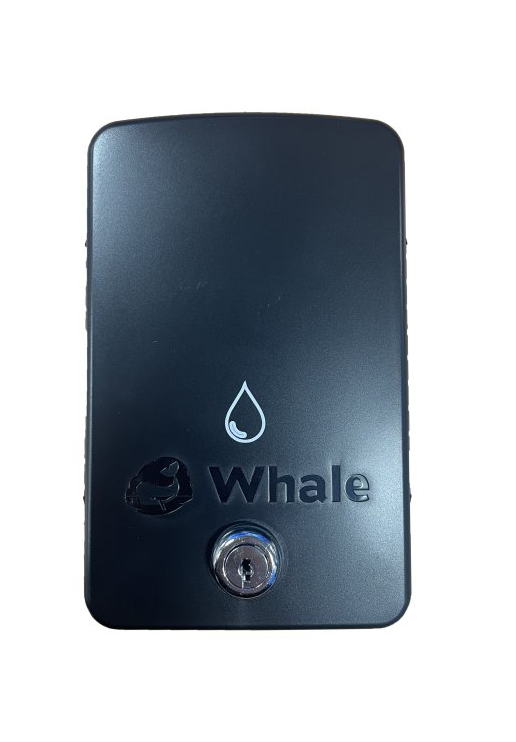 Black Whale water inlet lock panel for campervan or marine water systems