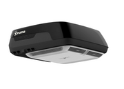 Black and white Truma campervan roof air conditioning unit for motorhomes or RVs