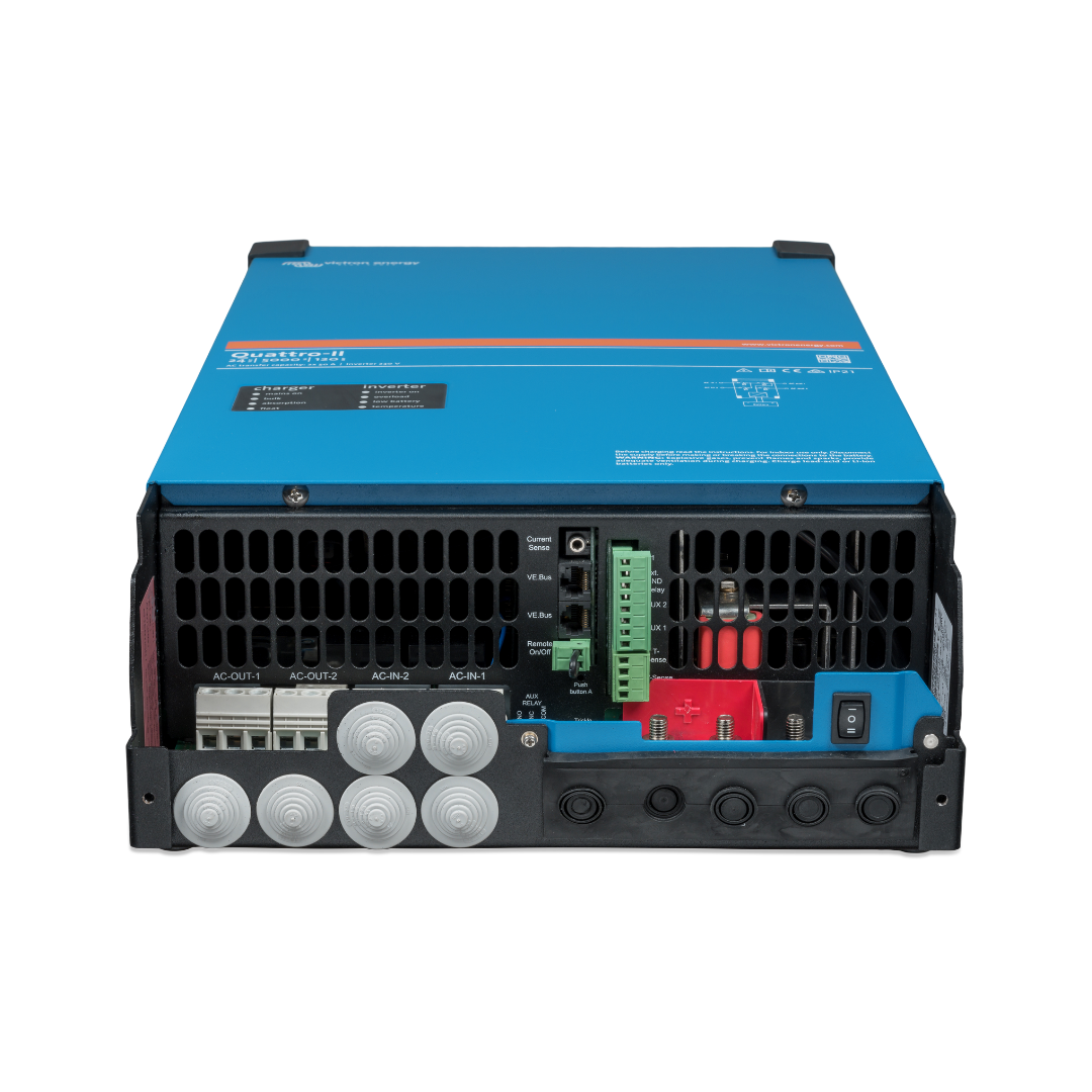 Victron Quattro-II 245000/120-50/50 230V Connections (QUA242505010)