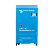 Victron Energy Centaur 12V 40A battery charger for campervan and marine use, featuring output current meter.