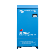 Victron Energy Centaur 12V 80A battery charger for campervan and marine use, with analog output current meter.