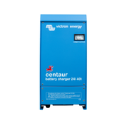 Victron Energy Centaur 24V 40A battery charger for campervan and marine use with analog output current meter