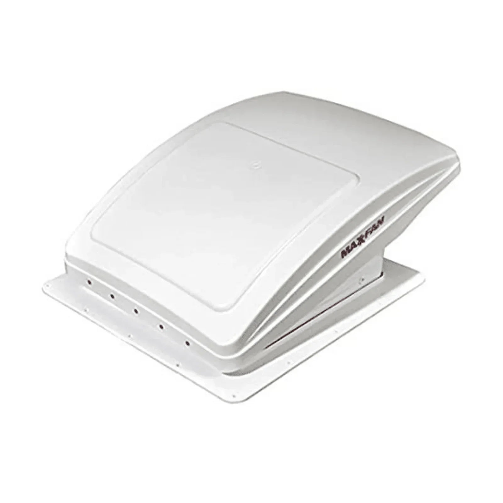 white Maxxfan Deluxe roof vent for campervan or RV ventilation