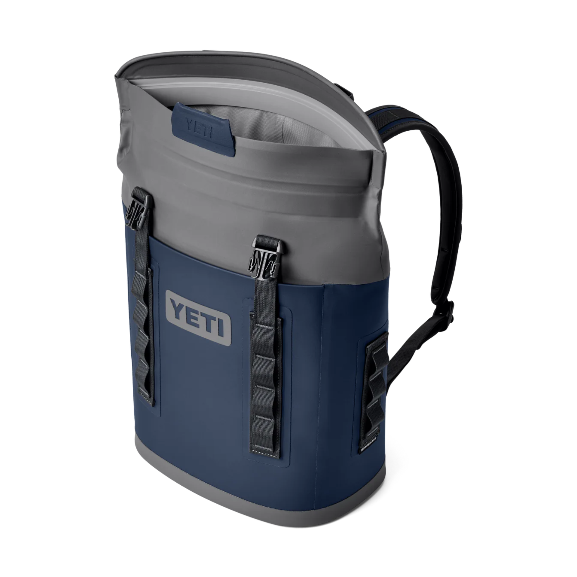 YETI Hopper M12 Backpack Cooler Navy Open