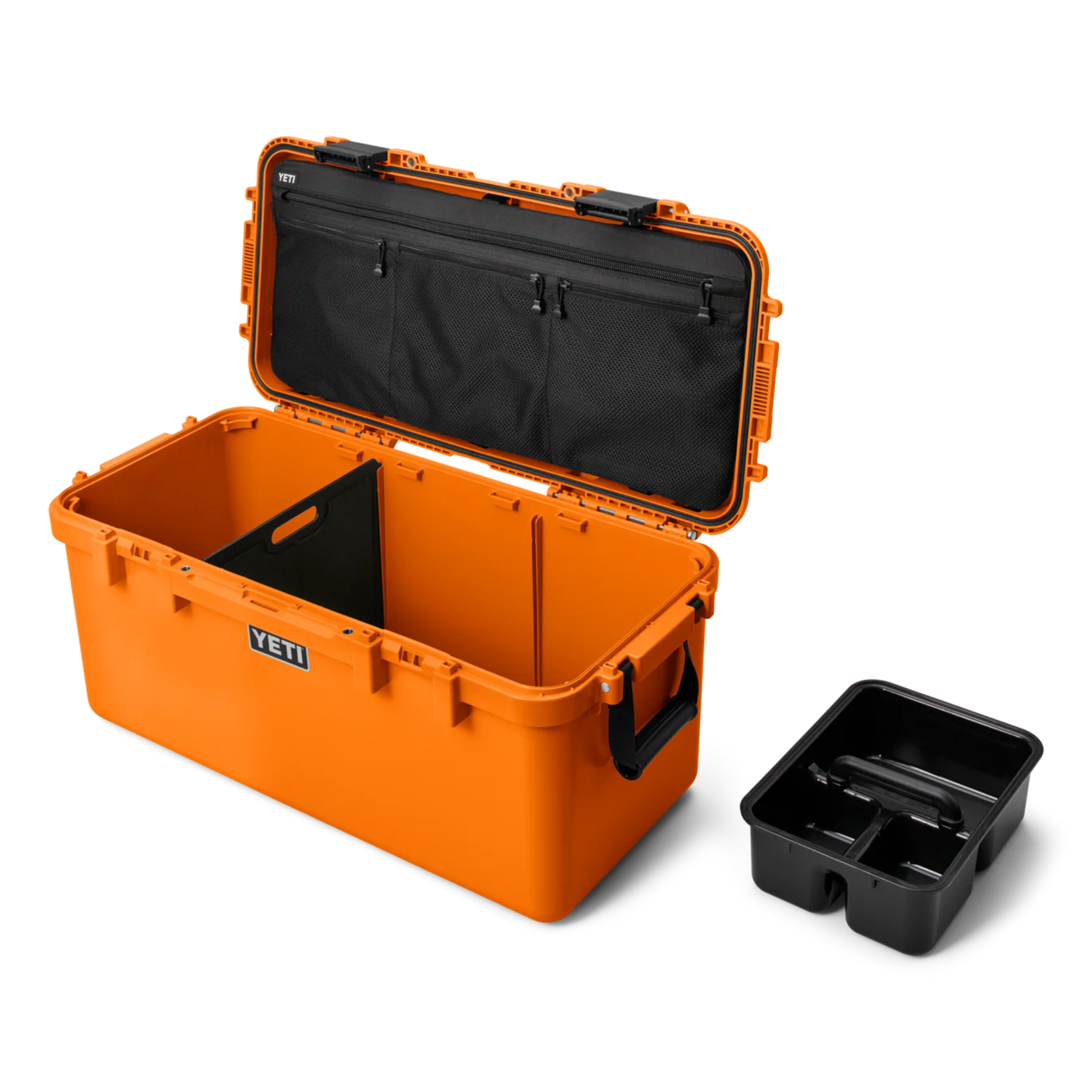 YETI LoadOut GoBox 60 Gear Case King Crab Open