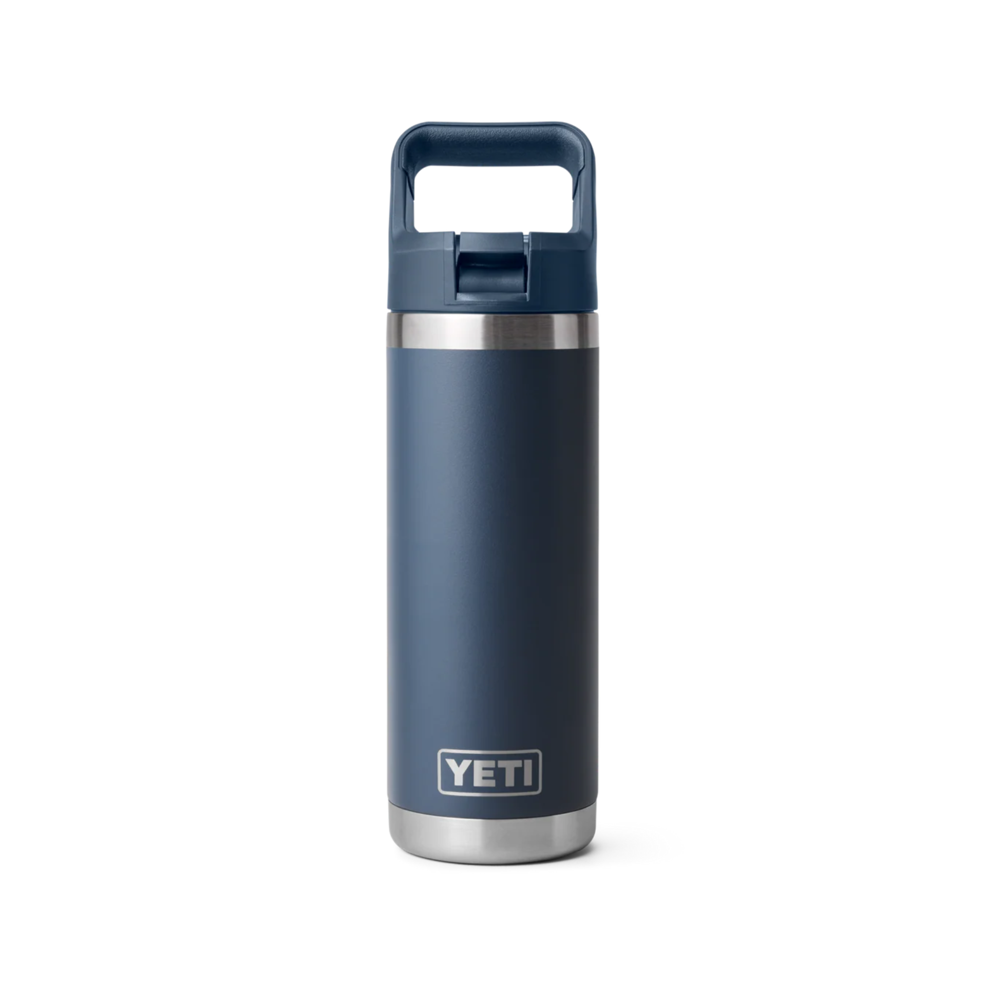 YETI Rambler 18 oz Bottle Chug With Straw Navy