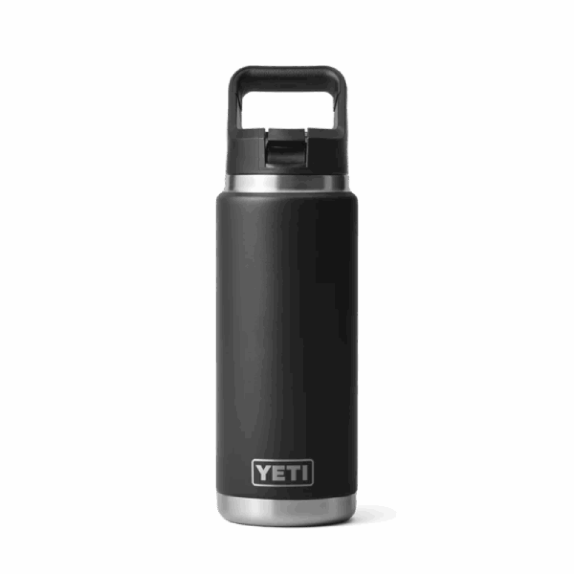 YETI Rambler 26 oz Bottle Chug with Straw Black