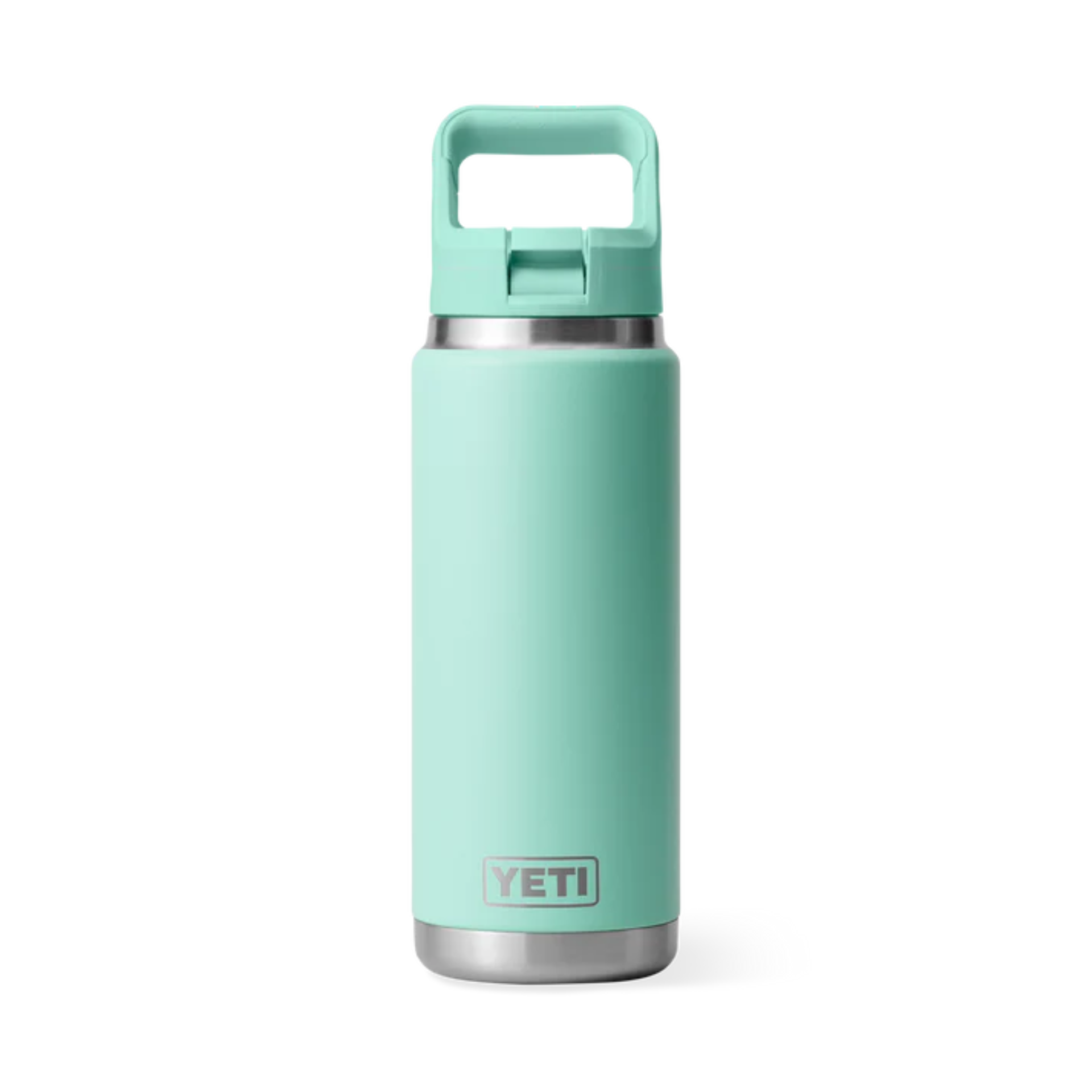 YETI Rambler 26 oz Bottle Chug with Straw Seafoam