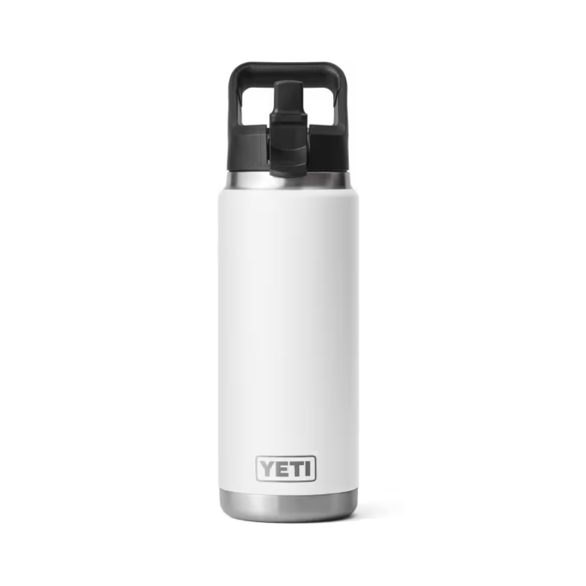 YETI Rambler 26 oz Bottle Chug with Straw White